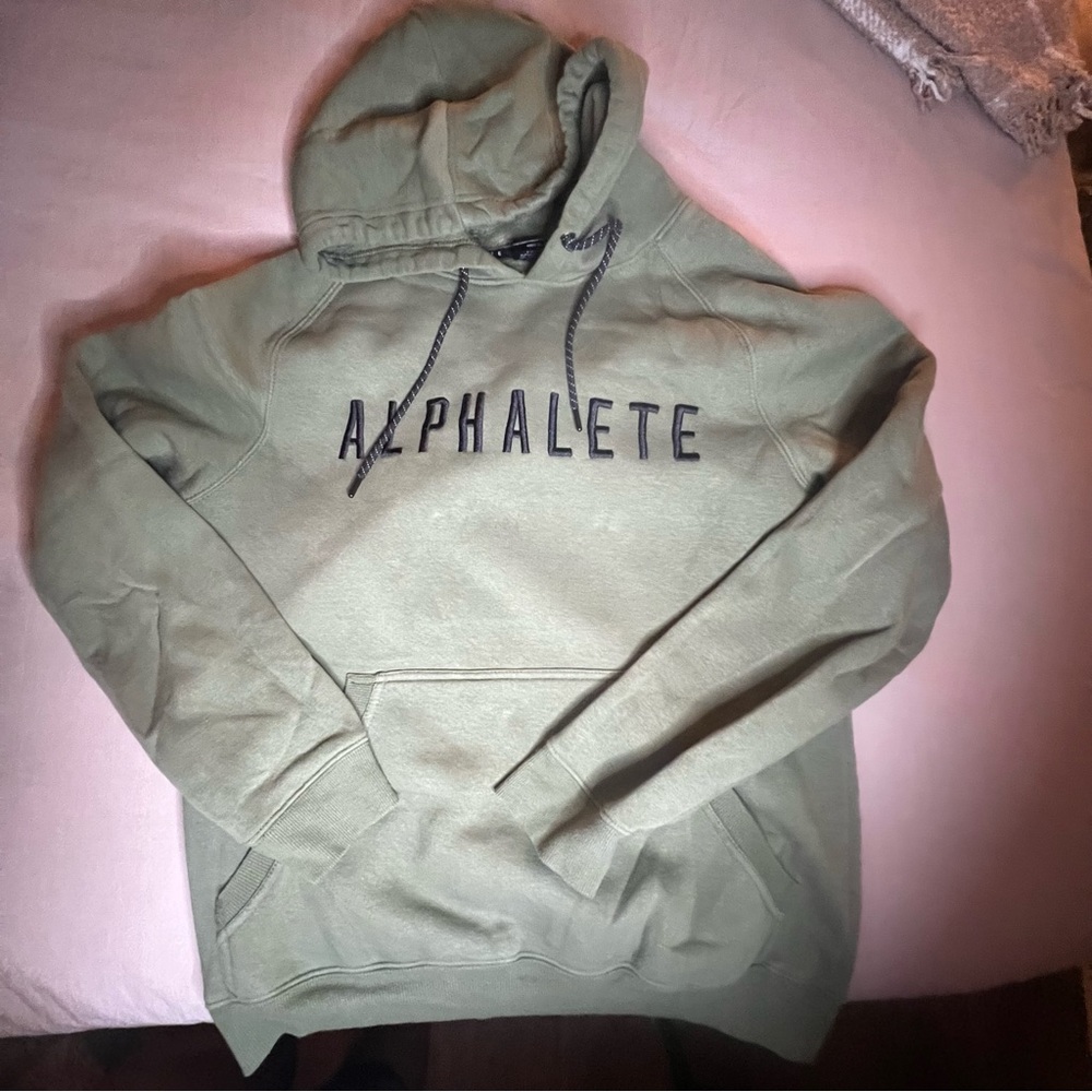Alphalete Green Hoodie - unisex
